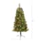 5ft. Pre-Lit Norway Mixed Pine Artificial Christmas Tree, Clear LED Lights